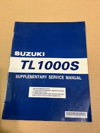 SUZUKI TL1000S SUPPLEMENTARY SERVICE MANUAL GENUINE 99501-39290-01E