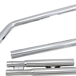 KAWASAKI VN1500, VN1600, SUZUKI M95, VZ1600 COBRA Speedster Slashdown Exhaust System