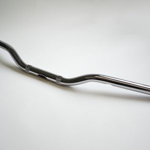 Honda CB400F Handlebar (1975-1976) handlebar is dimpled for internal wiring Dimensions:- Width : 27.13" Rise: 1 3/4" Pullback : 4" Centre : 4 5/8"  Universal 7/8" fitment P/No 53100-377-000