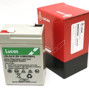 Lucas Battery LSLA4-6  Genuine 6V 4AH AGM Lucas Battery LSLA4-6 for Classic Motorcycles Battery LSLA4-6