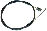 Triumph 6T (1959-61) FRONT BRAKE CABLE Pear Nipple Type Outer Length: 36" P/No 60-0414
