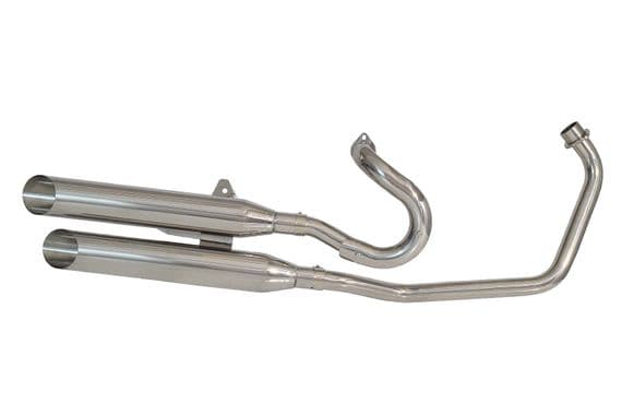YAMAHA XV535 VIRAGO EXHAUST SYSTEM WITH SILENCERS STAINLESS STEEL - Image 2