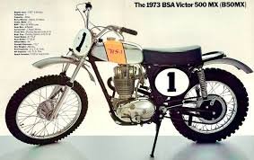 BSA B50MX Victor 500 Motor Cross PARTS