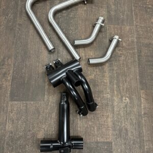HONDA VF750FJ, VF750FK, RC24 (1988-89) PREDATOR R.R.B. 4-2 EXHAUST SYSTEM IN S/STEEL (NEW VERSION)