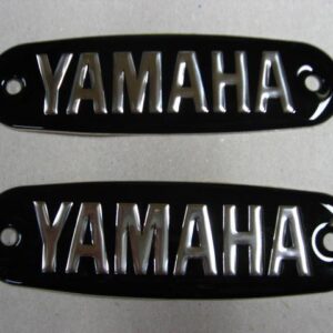 YAMAHA FUEL TANK BADGE FIT'S FS1-E, G6, G7, LT ETC ( QUALITY GEL REPRODUCTION) 129-24161-00 (EACH)