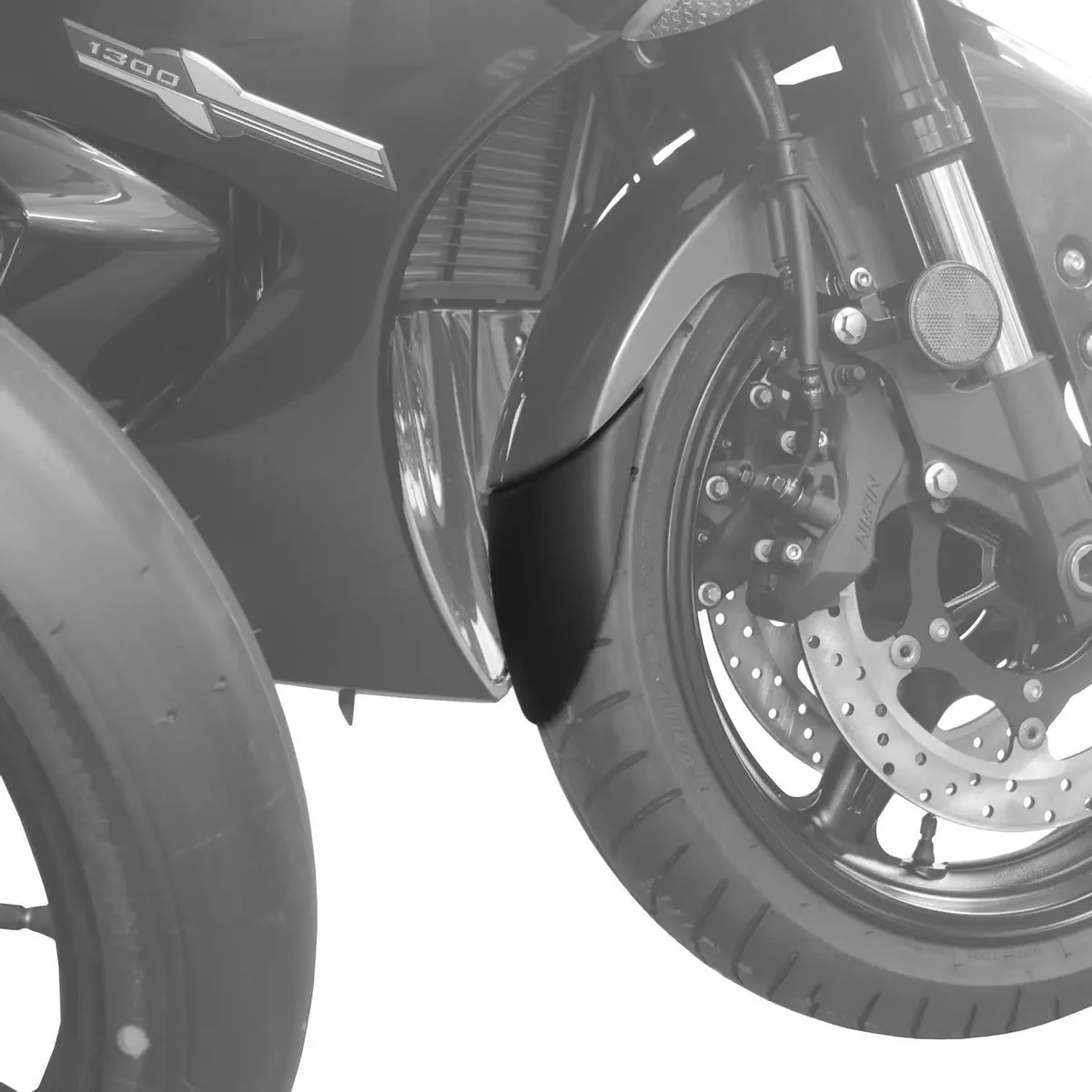 Yamaha FJR 1300 (2006-20) Front Fender Extender by Pyramid Plastics 052200 - Image 2