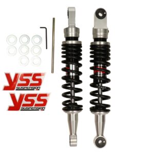 Honda MB5, MB50 (1979-89), HONDA MB80 (1979-89) YSS REAR SHOCK ABSORBERS Eco-Line 335mm Black (PAIR) MMP11437