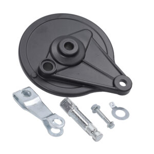 HONDA MB50, MT50, MTX50 Rear Brake Anchor Plate Complete (BLACK) MMP11646