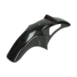 HONDA MB50, CAMINO, PUCH, UNIVERSAL FRONT MUDGUARD, FRONT FENDER (WITH SPOILER) BLACK MMP15190