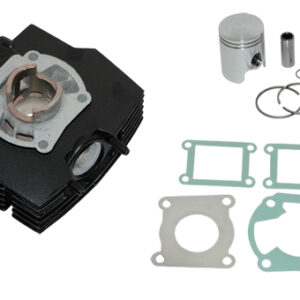 HONDA MB50, HONDA MT50, HONDA MTX50 39mm (50cc) 6 FINN BLACK ALLOY CYLINDER KIT by Athéna INC Piston Kit & Gaskets