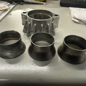 MOTAD EXHAUST COLLETS FOR HONDA CX500 2-1 EXHAUST (PAIR)