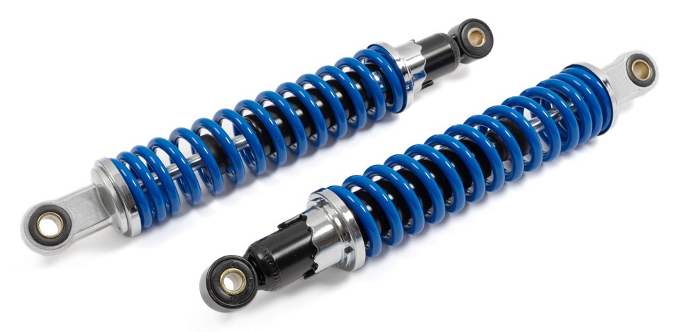 HONDA MT50S (1990-93) REAR SHOCK ABSORBER SET, (BLUE) SPRING 52400-167-940 MMP0644303 (PREMIUM RANGE)