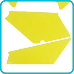 HONDA MT50S, MT5 **Sticker set 3-piece** (Yellow last model MT fairing / cover set) MMP7884