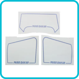 HONDA MT50, MT80 Sticker set Honda MT50 Paris Dakar WHITE MMP17555