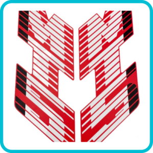 HONDA MT50, MT5 Sticker Set (1988-89) Red White MMP9809 (PAIR)