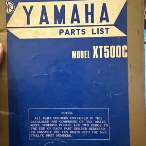 YAMAHA PARTS BOOKS