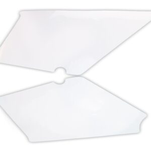 HONDA MT50, MF50, MS50, MT80 Side cover decal set (WHITE) MMP0189604