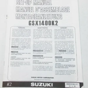 SET-UP MANUALS SUZUKI