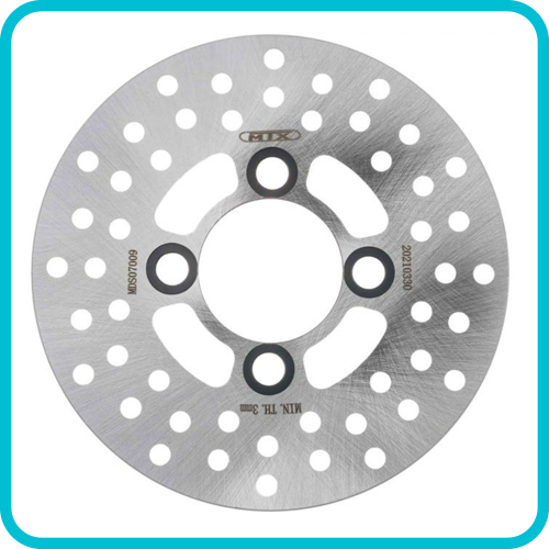 YAMAHA YFM250, YFS200, YFZ350/450 Performance ATV Brake Disc (Front) Solid Round Yamaha MD6054