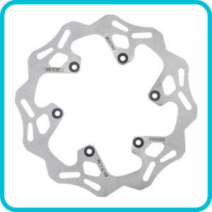 YAMAHA WR250/426/450F, YZ125/250/426/450 (2002-22) Performance Brake Disc (Rear) Solid Wavy (SEE FITMENY LIST) MD6190