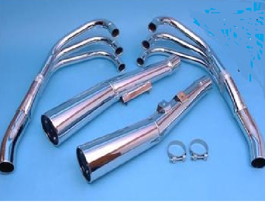 Honda CBX1000 Z (1979-ON) MASTER 4/2 Complete Exhaust System in Chrome MMPAB9946
