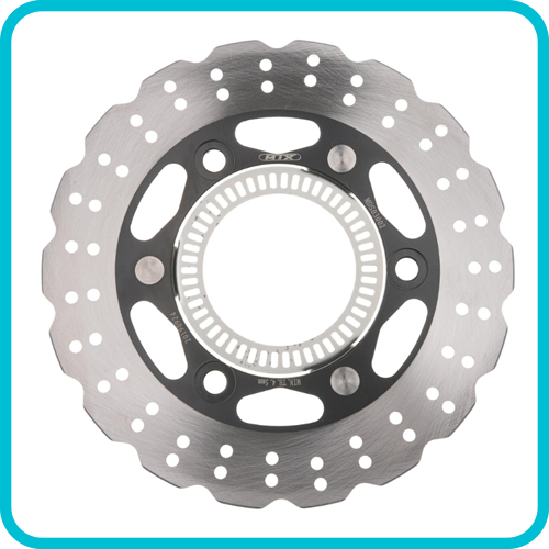KAWASAKI MTX Performance Brake Disc Rear Solid Wavy Kawasaki MD4163