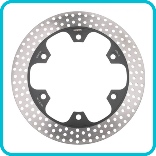 HONDA MTX Performance Brake Disc Front Solid Round Honda MD1001