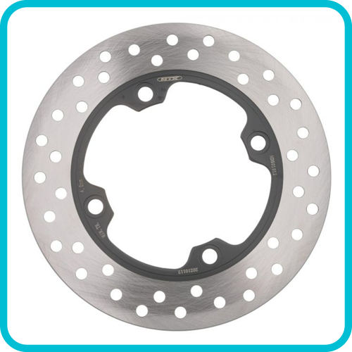 HONDA MTX Performance Brake Disc Rear Solid Round Honda MD1004