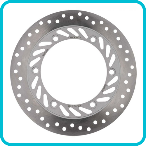 HONDA MTX Performance Brake Disc Front Solid Round Honda MD644