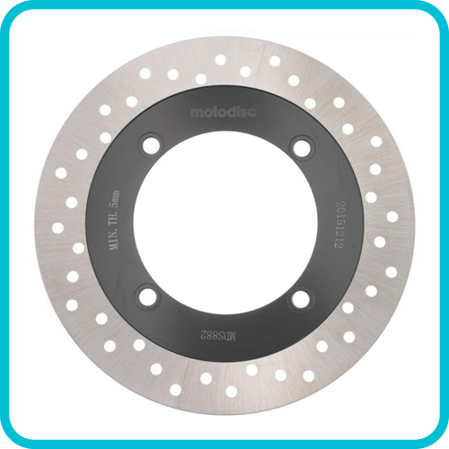 HONDA MTX Performance Brake Disc Rear Solid Round Honda MD1178
