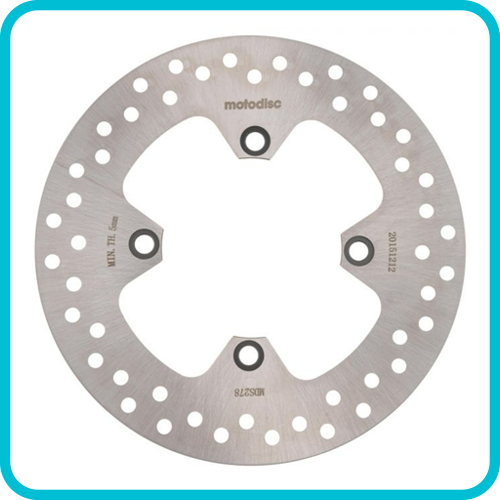 KAWASAKI ZR-7 MTX Performance Brake Disc Rear Solid Round Kawasaki MD4142