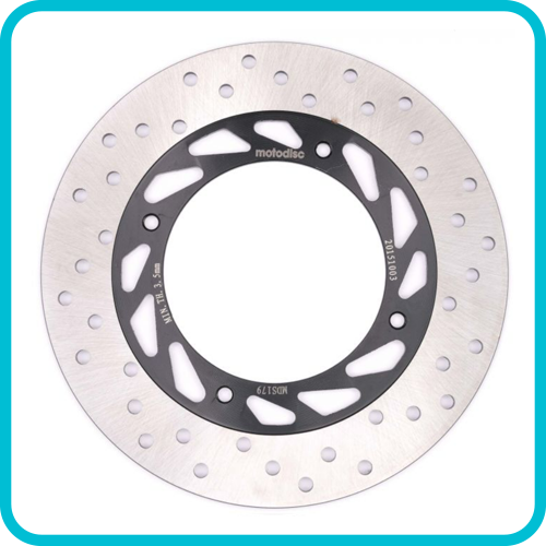 HONDA MTX Performance Brake Disc Rear Solid Round Honda MD6099