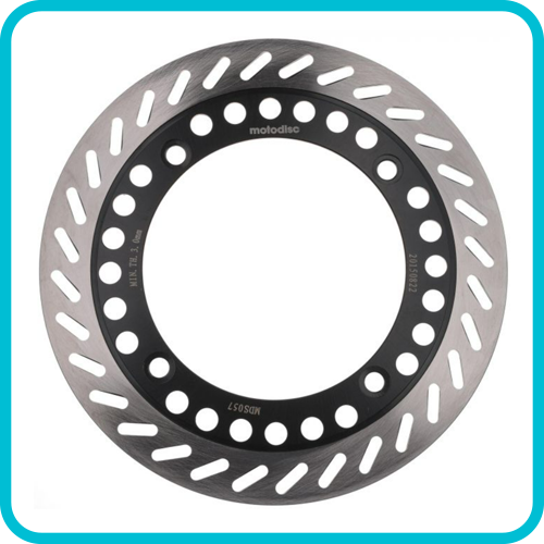 HONDA MTX Performance Brake Disc Front Solid Round Honda MD6010