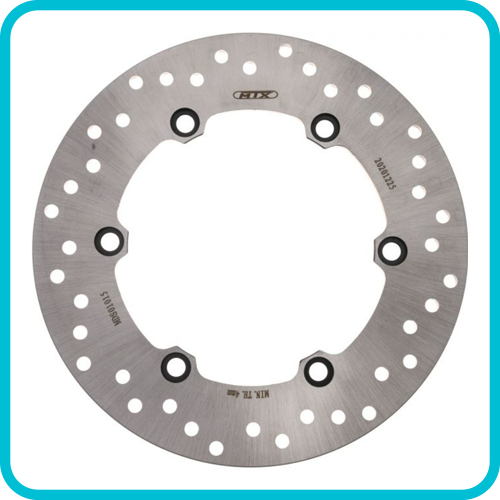 HONDA MTX Performance Brake Disc Rear Solid Round Honda MD1174