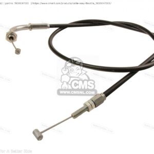 SUZUKI GS550E (1980), GS750B (1977), GS750E (1978-79), GS1000D (1978-79), GS1000E (1978-80) THROTTLE CABLE 58300-47001