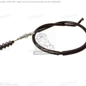 HONDA NSR125F, NSR125R (1989-92) CLUTCH CABLE JAPAN 22870-KY4-880