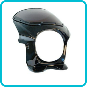 VENOM BLACK 7" FAIRING UNIVERSAL FIT 25-5456
