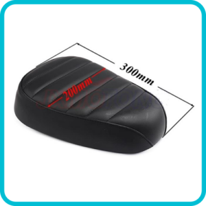 HARLEY HONDA SUZUKI MOTORCYCLE SEAT, PASSENGER BACKREST, CUSHION PAD SYNTHETIC LEATHER 87-6602