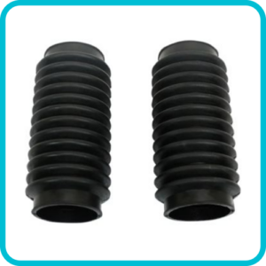 TRIUMPH BSA 159mm BLACK FORK BOOT SET – 97-1510 – KS16-3007