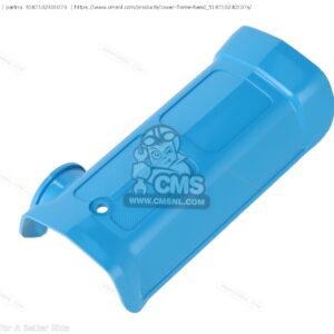 SUZUKI FZ50 COVER FRAME HEAD IN BLUE (GENUINE) 51871-02401-07S