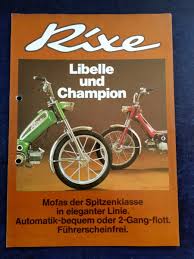 RIXE MOTORCYCLES MODELS & YEARS