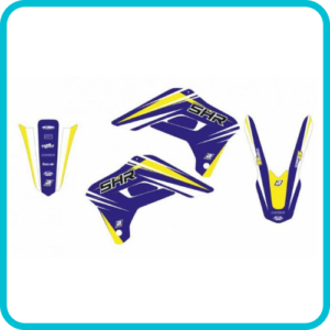 SHERCO 2017-22 DREAM 4 GRAPHICS, DECAL KIT BLACKBIRD 2E01N