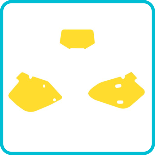 HONDA XR650 2000-09 YELLOW BLACKBIRD BACKGROUND 3113/40, BB3113/40