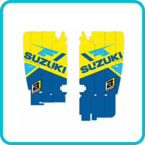 SUZUKI RMZ 450 2008-17 RAD LOUVER DECALS, KEVIN STRJBOS, BLACKBIRD DECALS A301R9