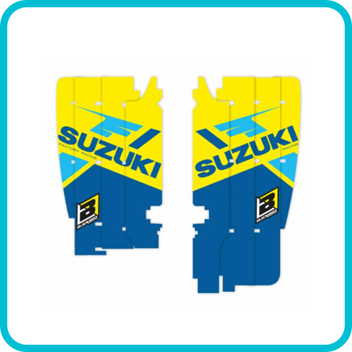 SUZUKI RMZ 450 2008-17 RAD LOUVER DECALS, KEVIN STRJBOS, BLACKBIRD DECALS A301R9