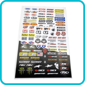 STICKER SET LOGO SHEET 30x45cm
