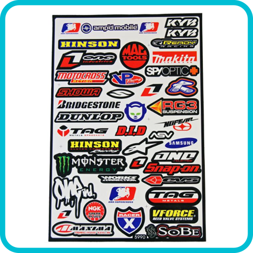 STICKER SET STICKER SHEET MIXED 29x44cm GPA072