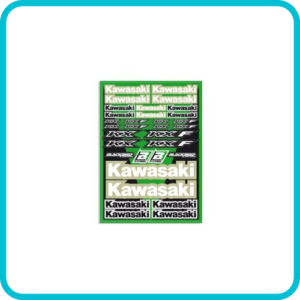 KAWASAKI UNIVERSAL KIT STICKER SHEET BLACKBIRD 5430
