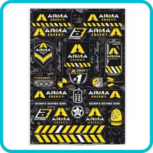STICKER SET SHEET ARMA ENERGY, PRE-CUT 5076F