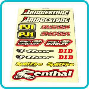 STICKER SET SHEET B. STONE/RENTHAL 122008148